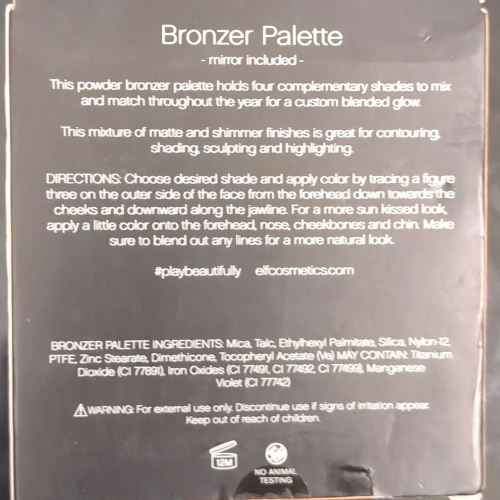 Bronzer Palette